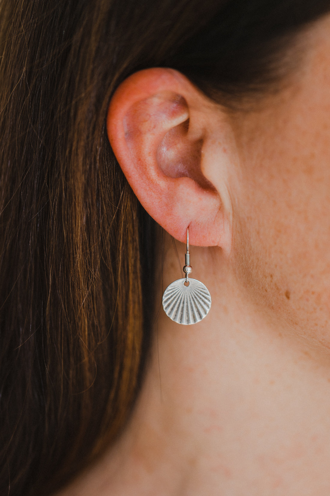 fringe earrings made of brass