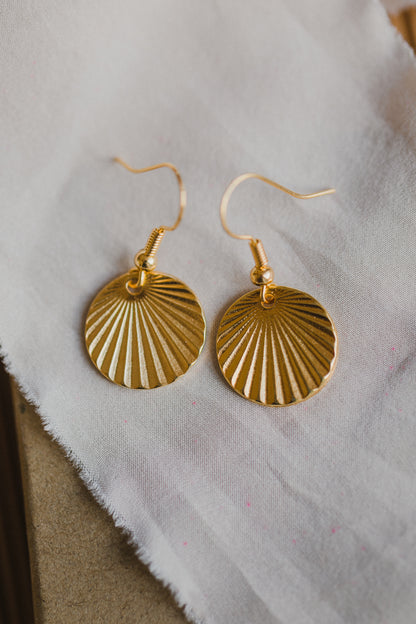 fringe earrings made of brass