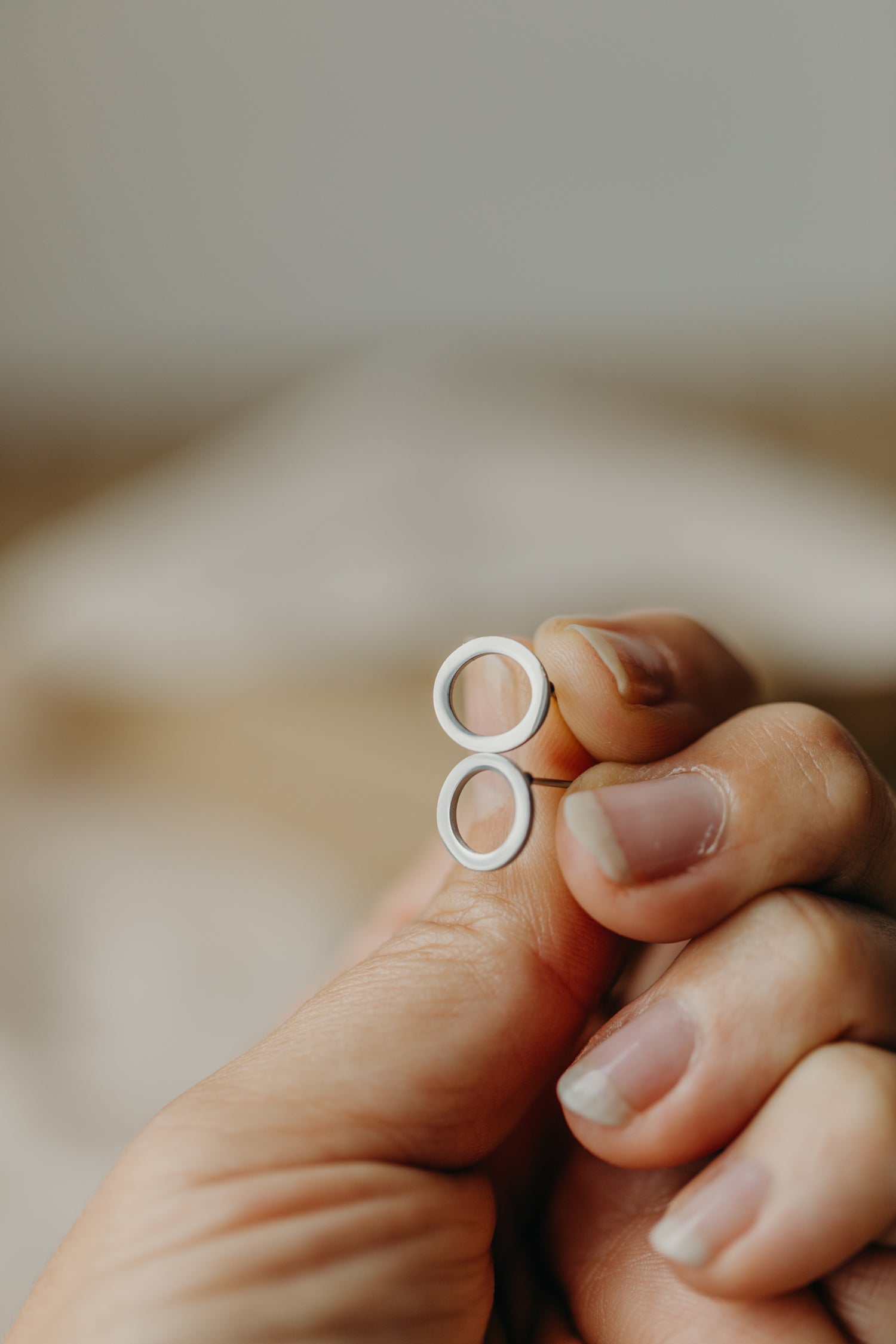 circle earrings