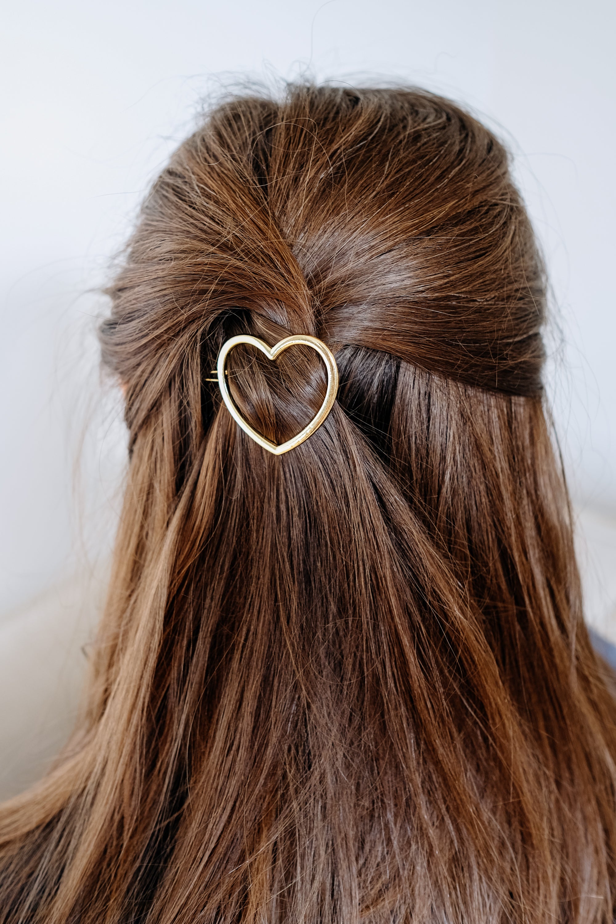 hair clip heart