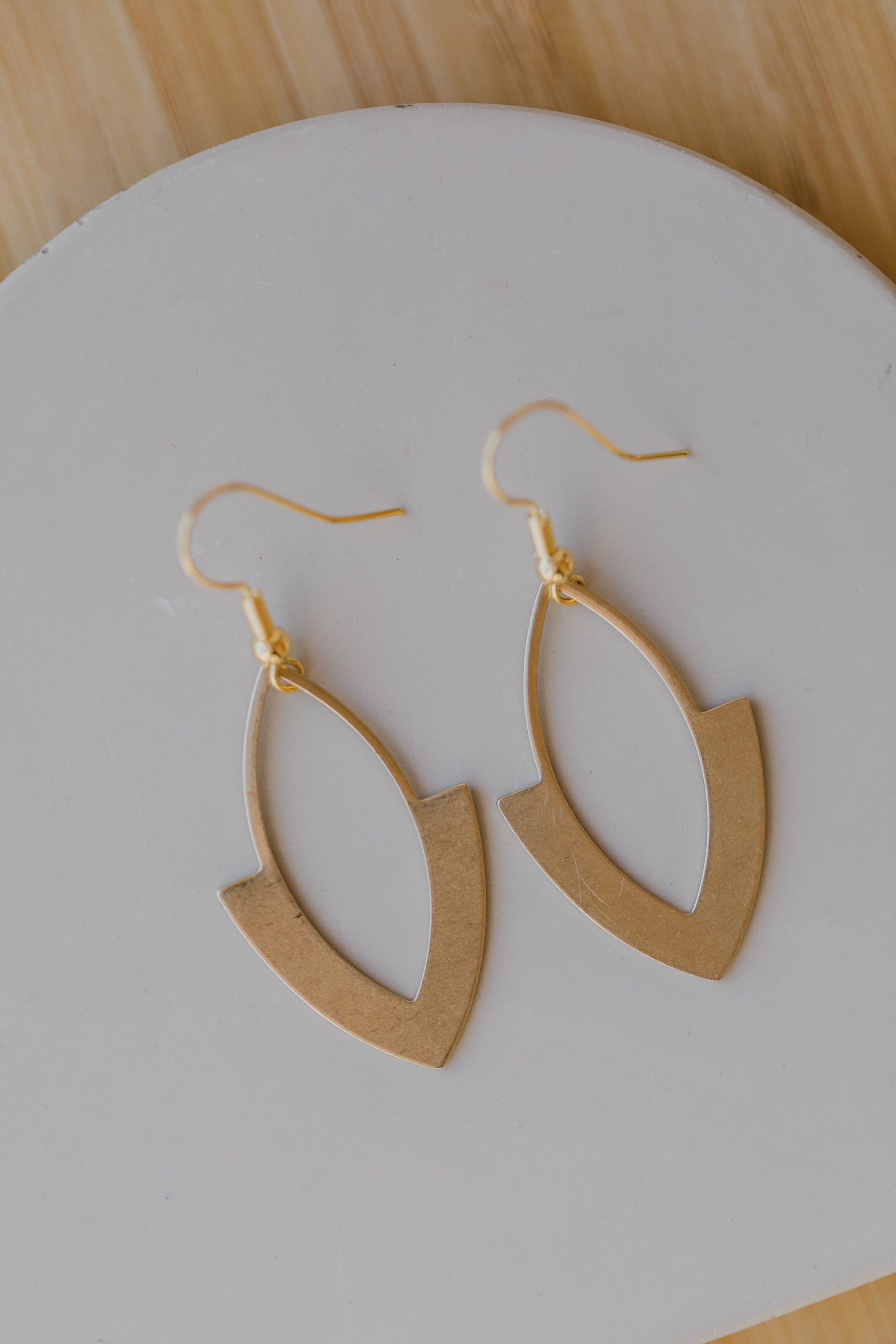 fringe earrings made of brass