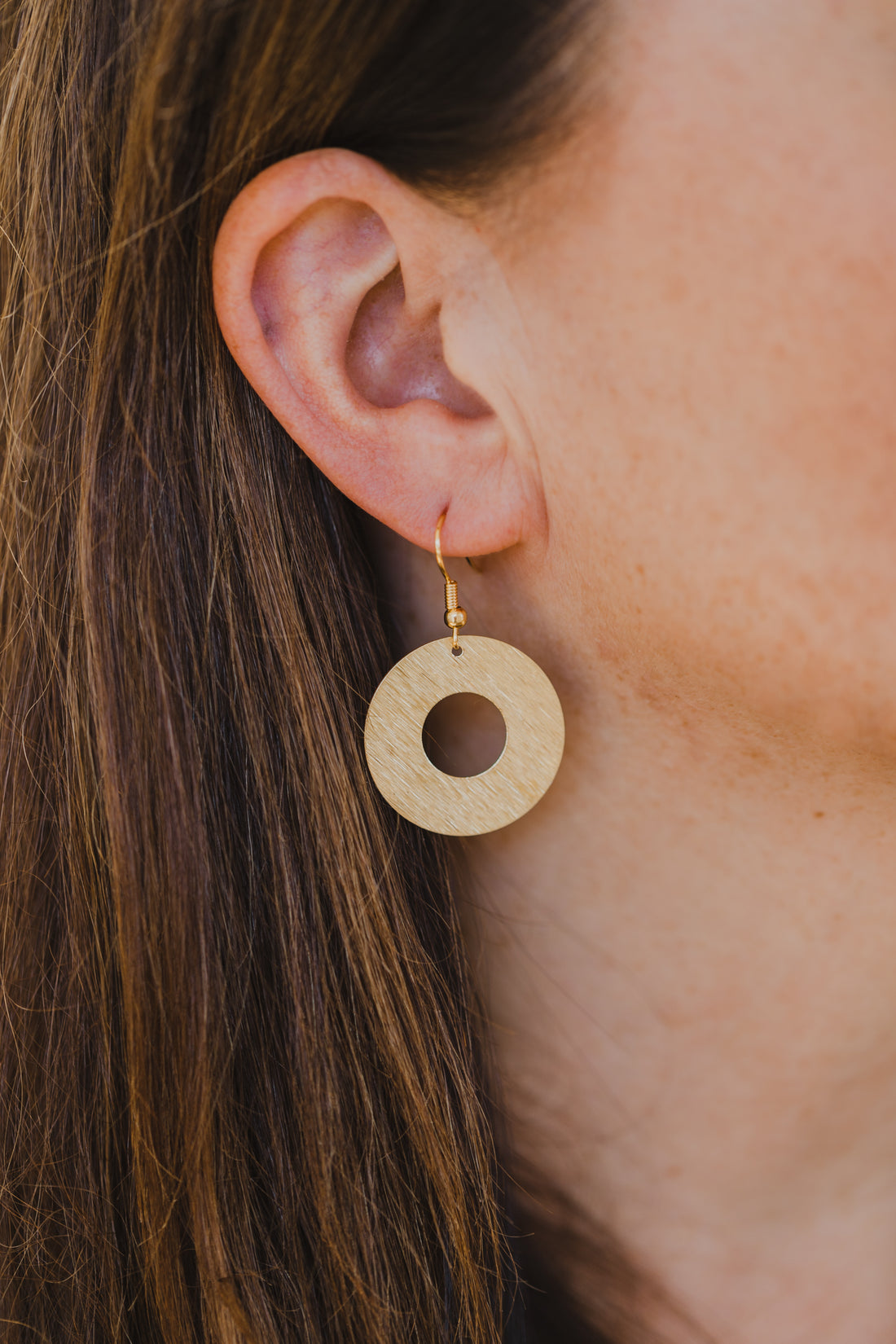 brass earrings drops