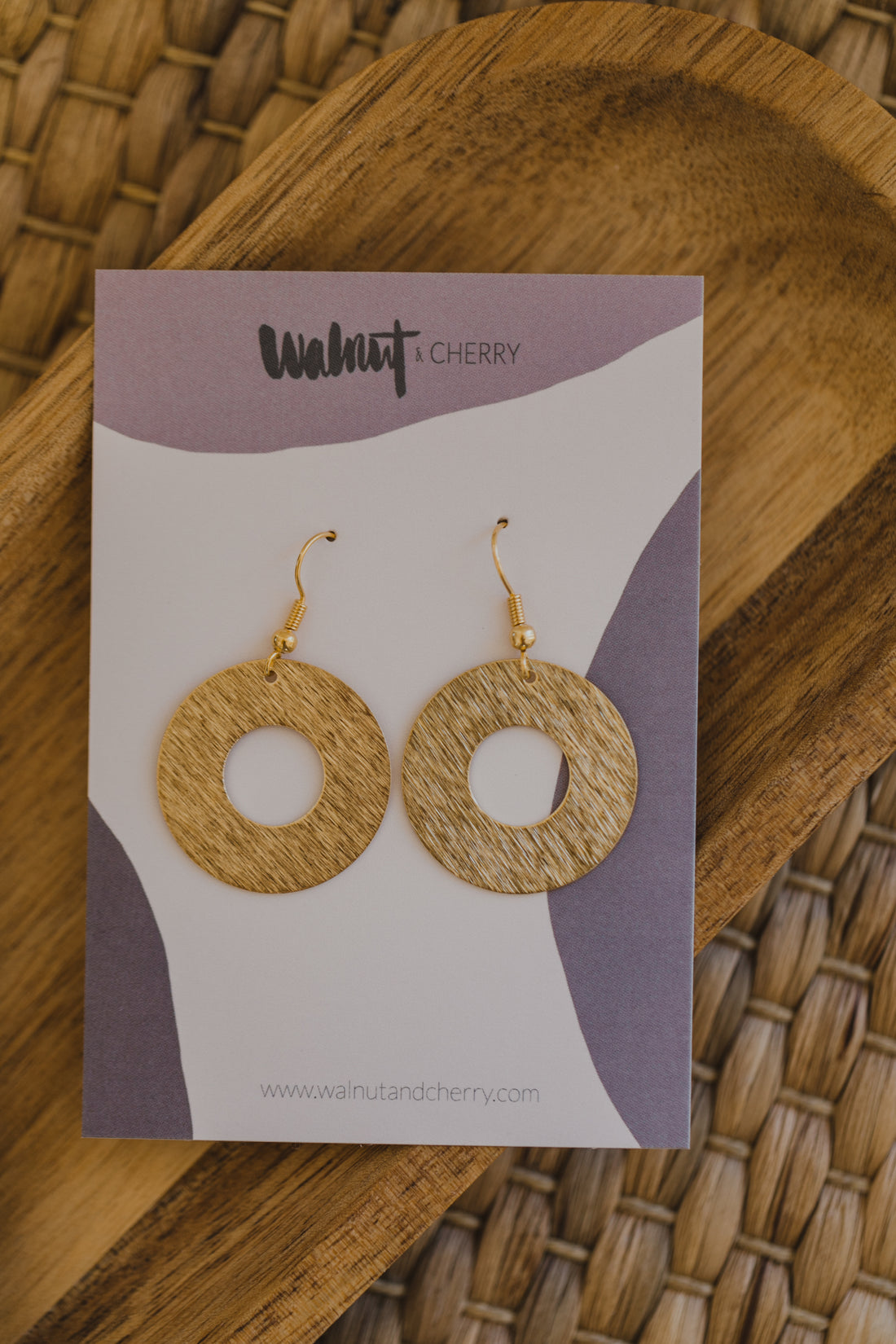 brass earrings drops