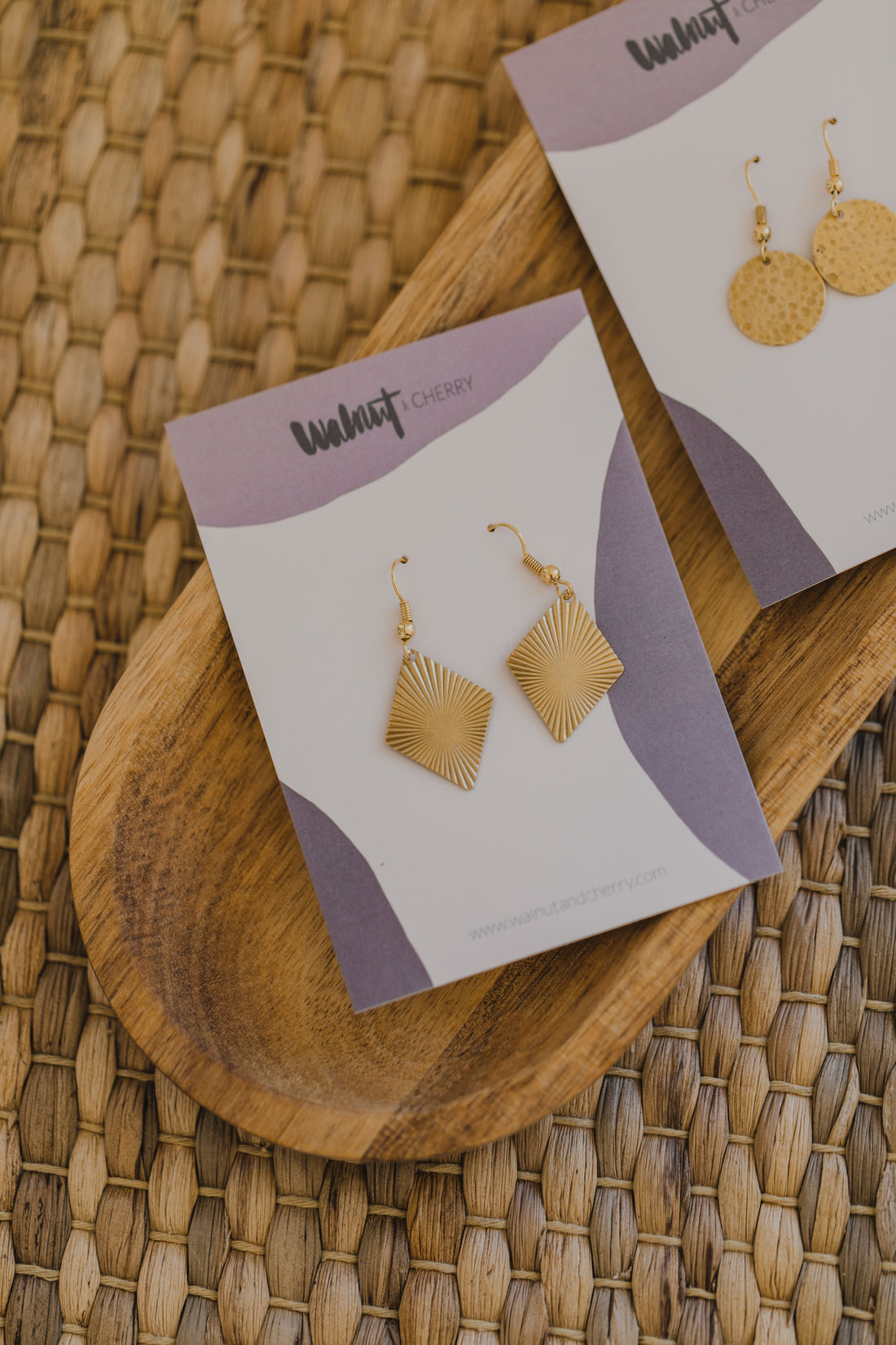 brass earrings drops