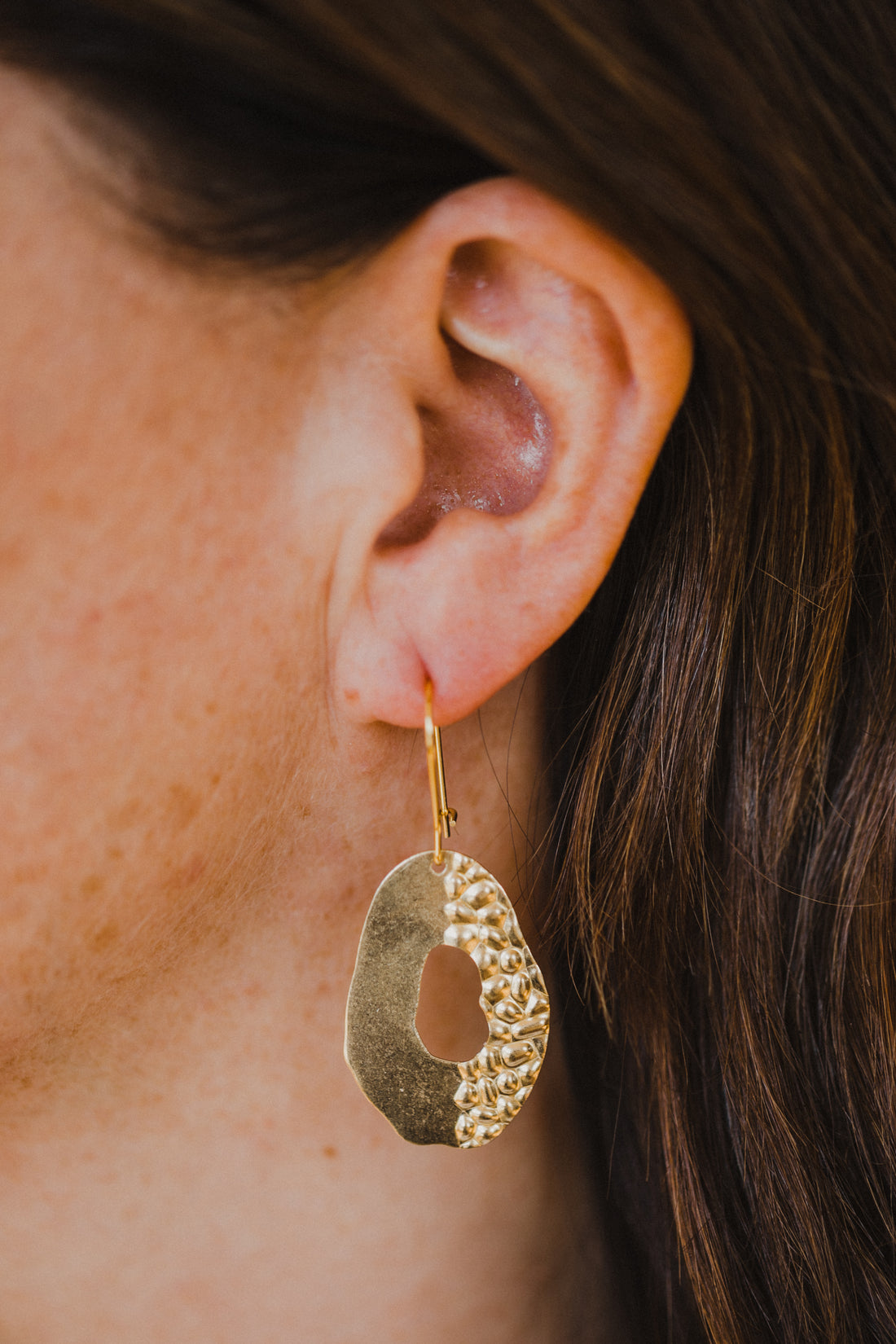 brass earrings drops