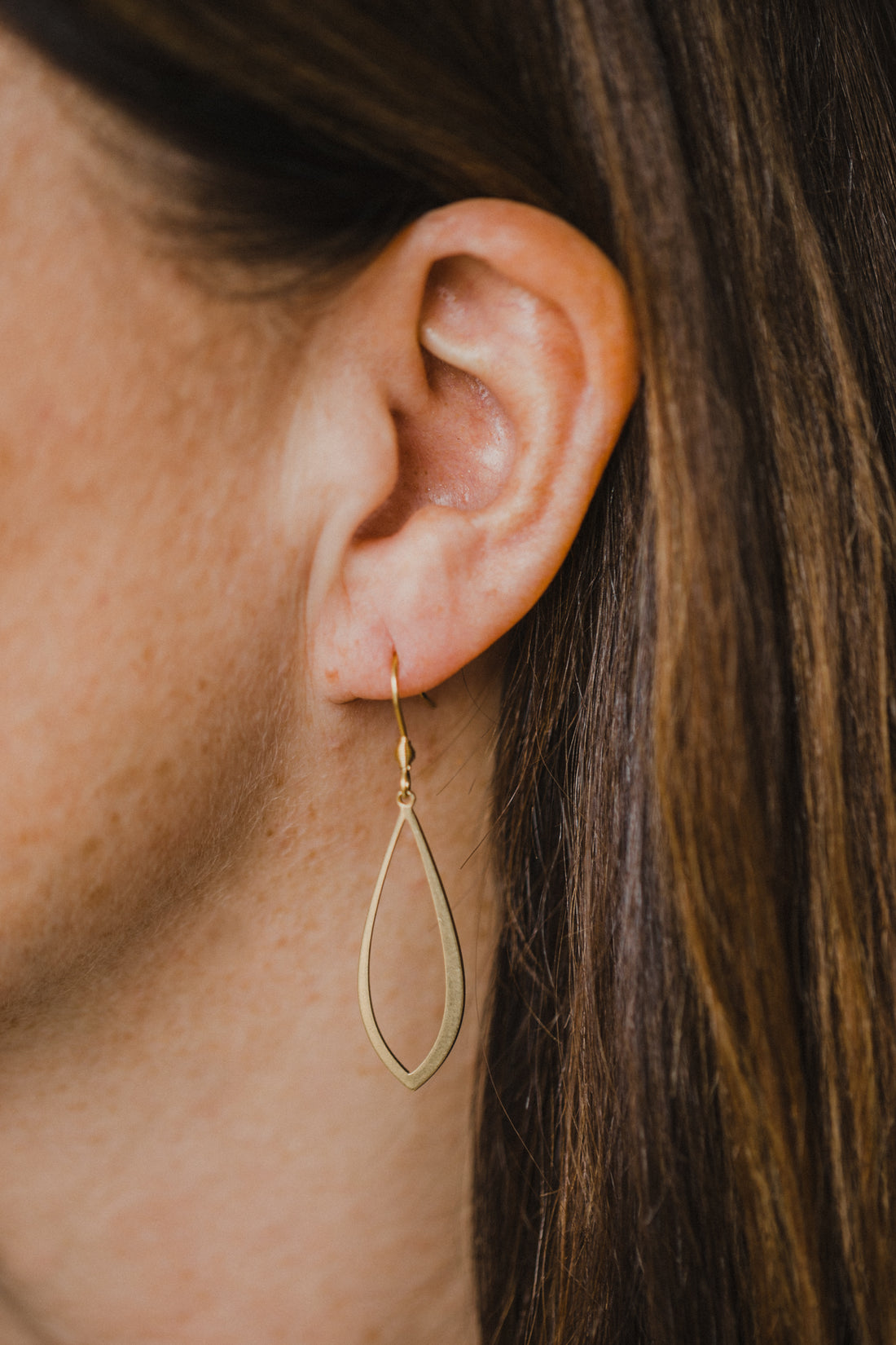 brass earrings drops