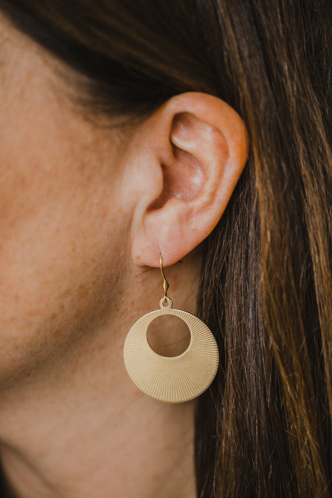 brass earrings drops