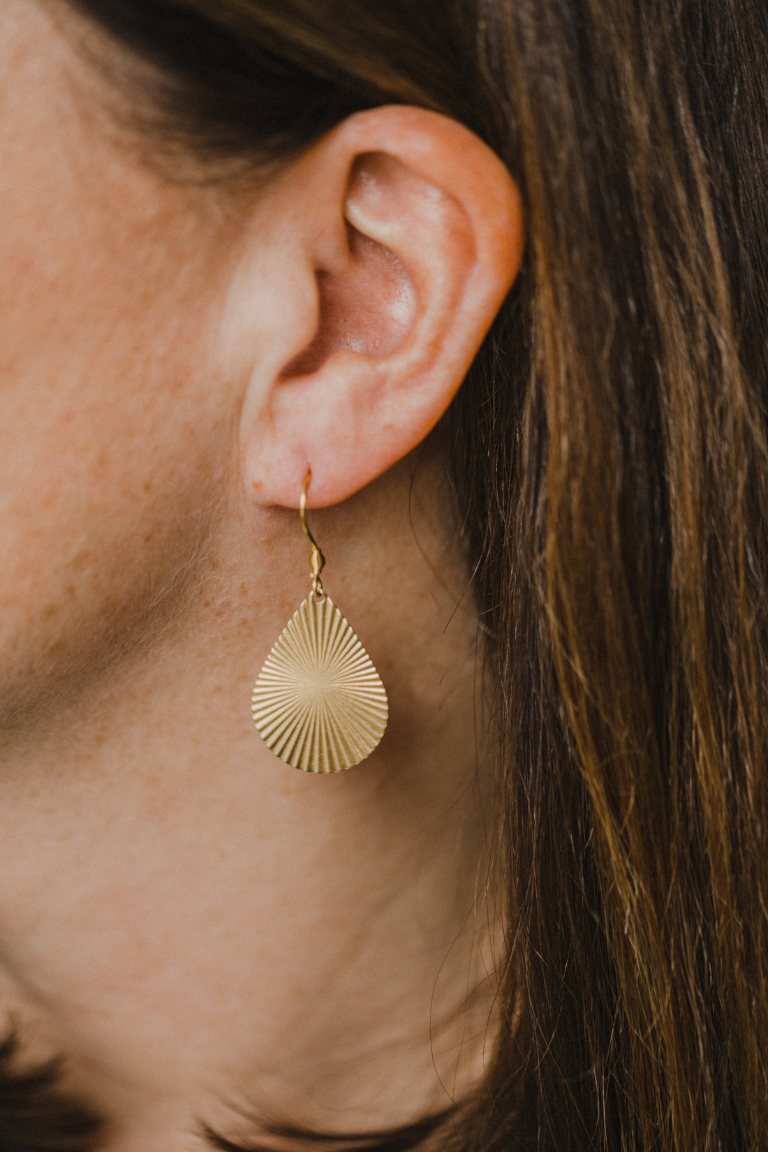 brass earrings drops