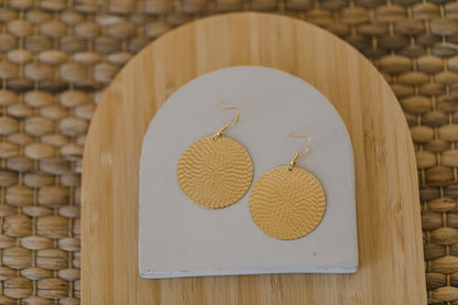 brass earrings drops