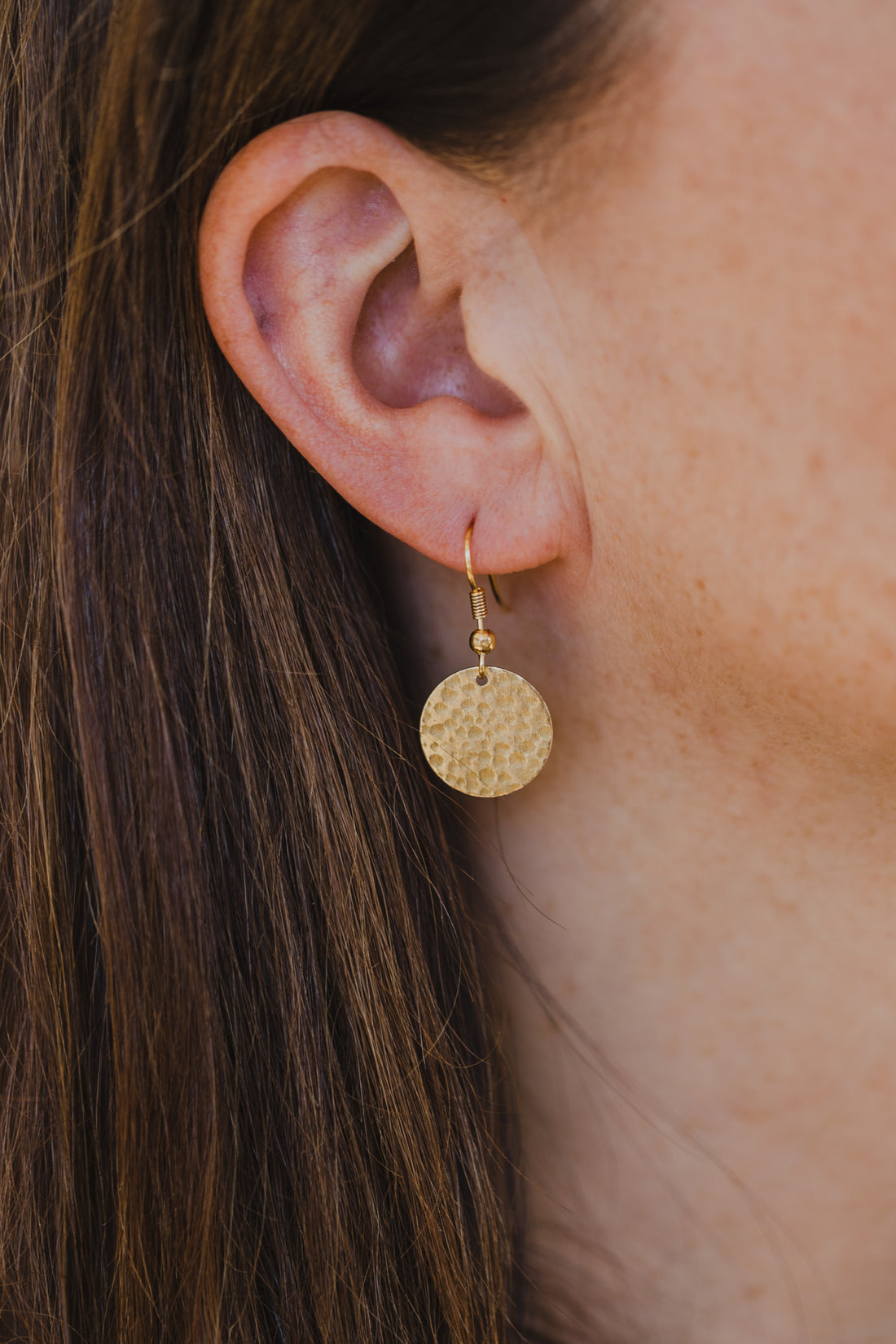 brass earrings drops