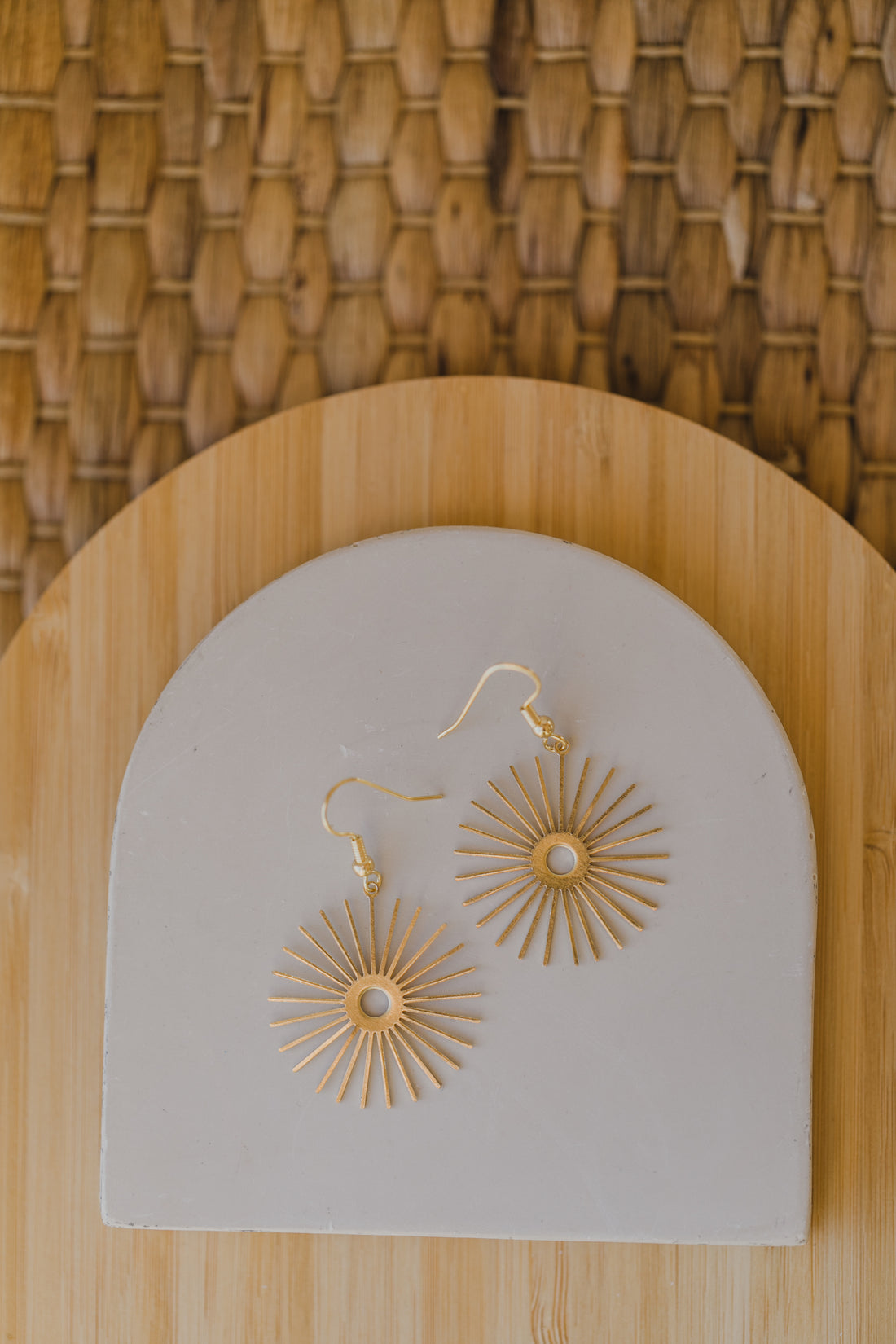 brass earrings drops