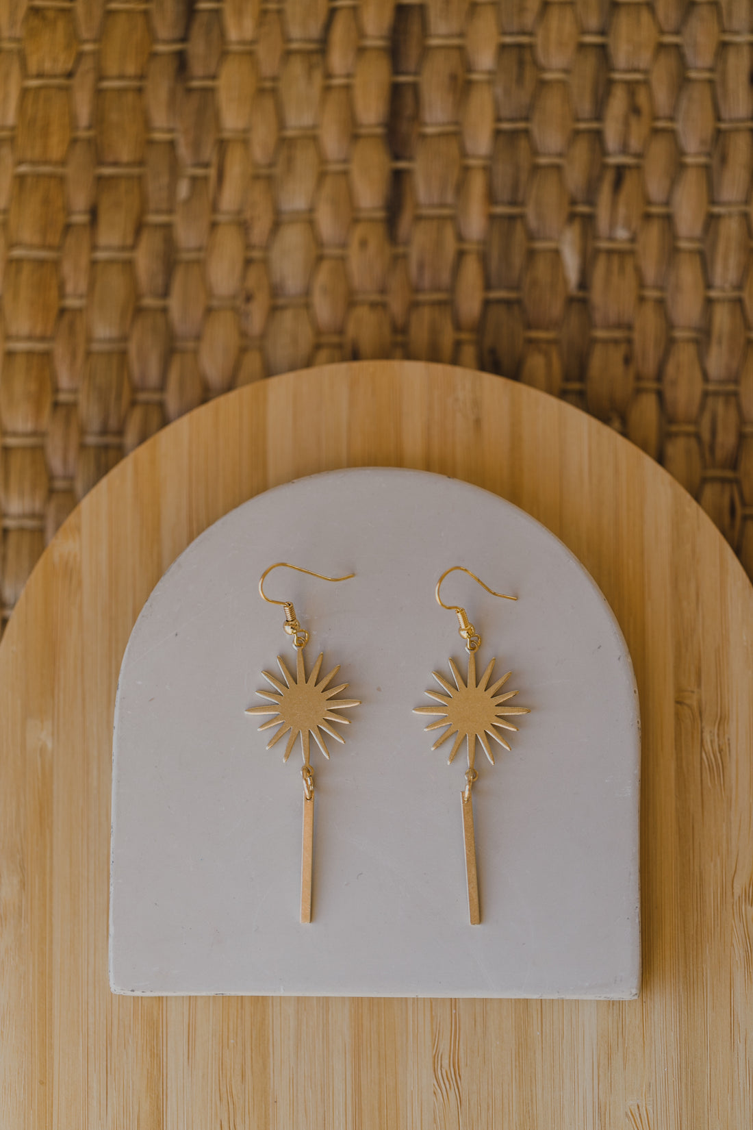 brass earrings drops