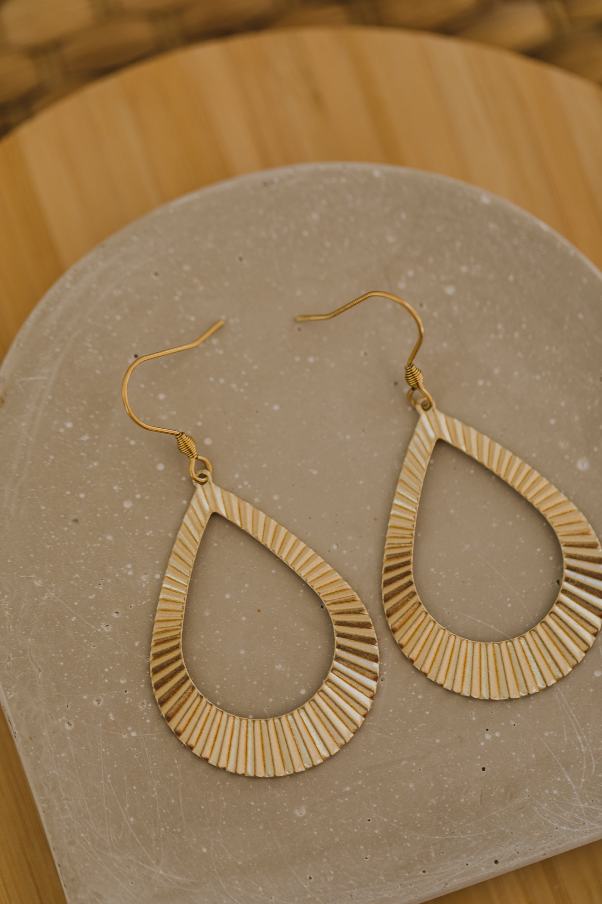 brass earrings drops