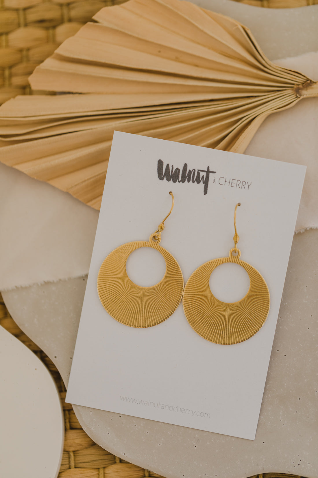 brass earrings drops