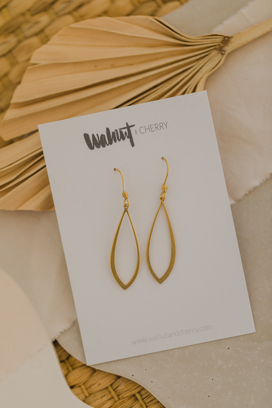 brass earrings drops