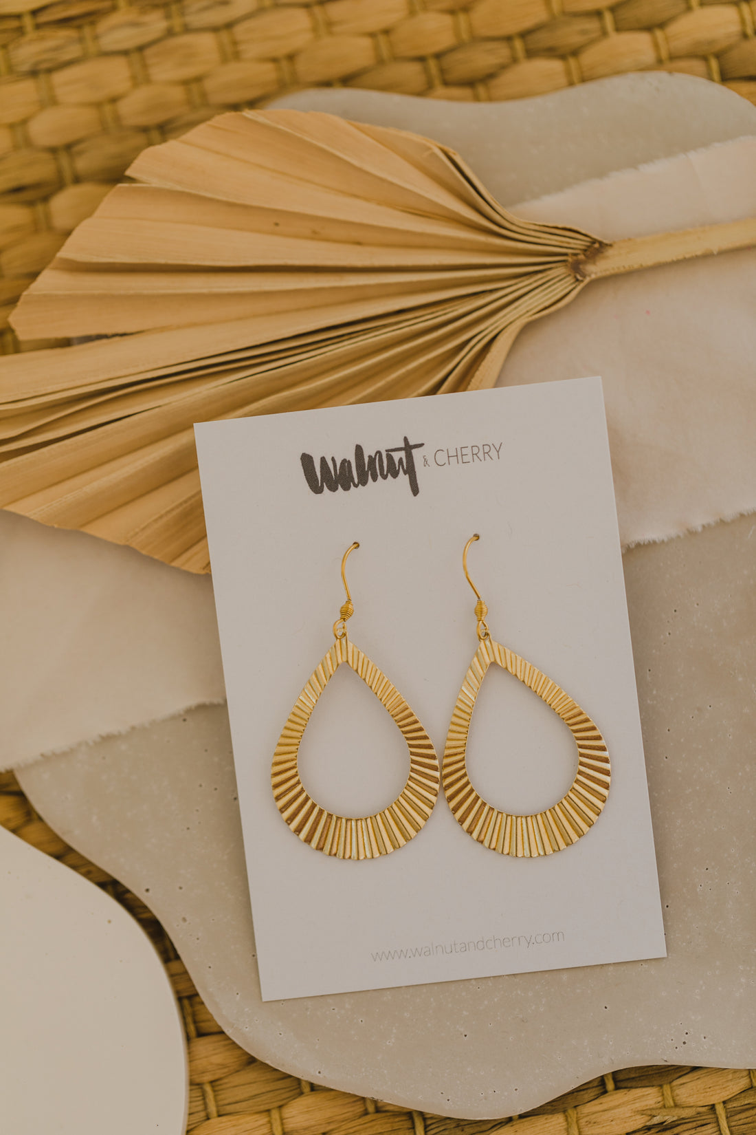 brass earrings drops