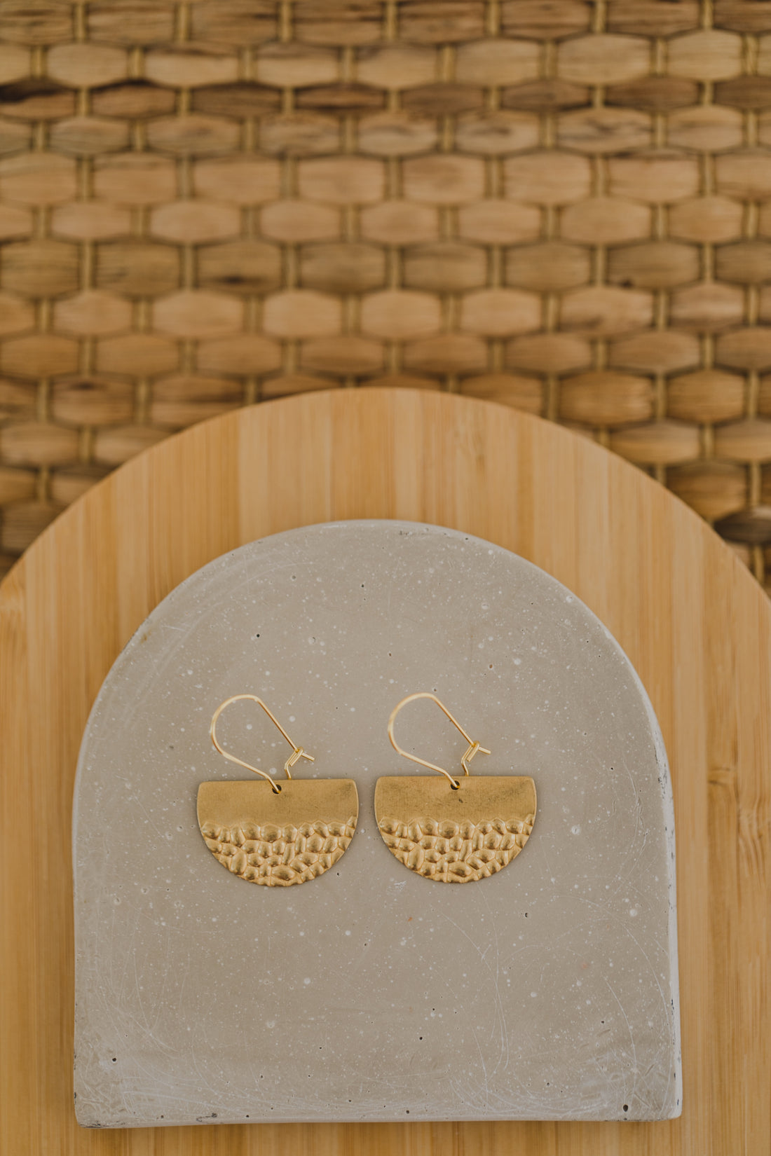 brass earrings drops