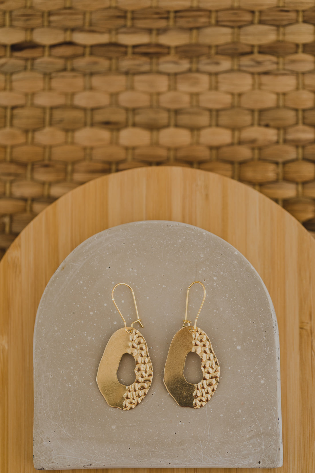 brass earrings drops