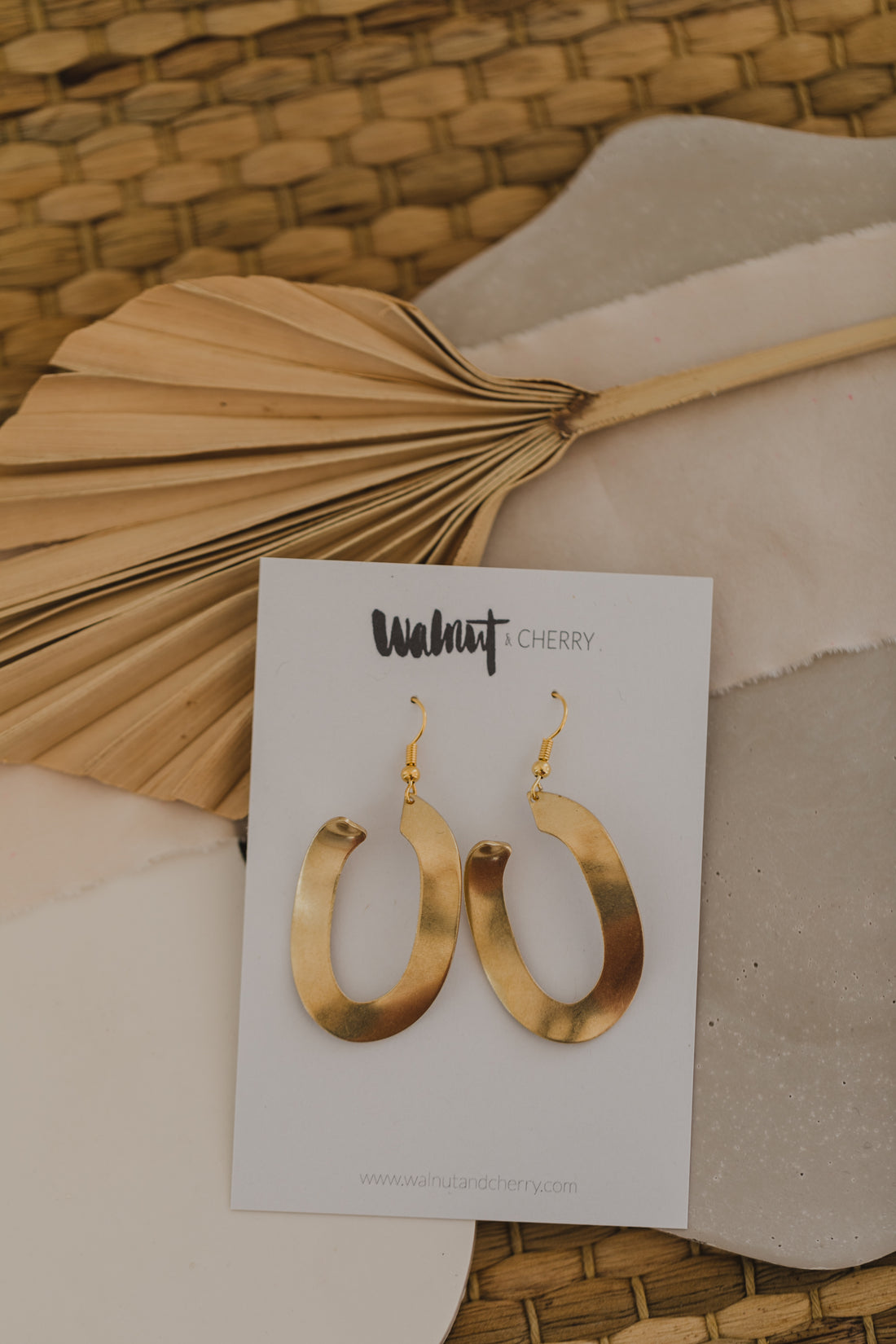 brass earrings drops