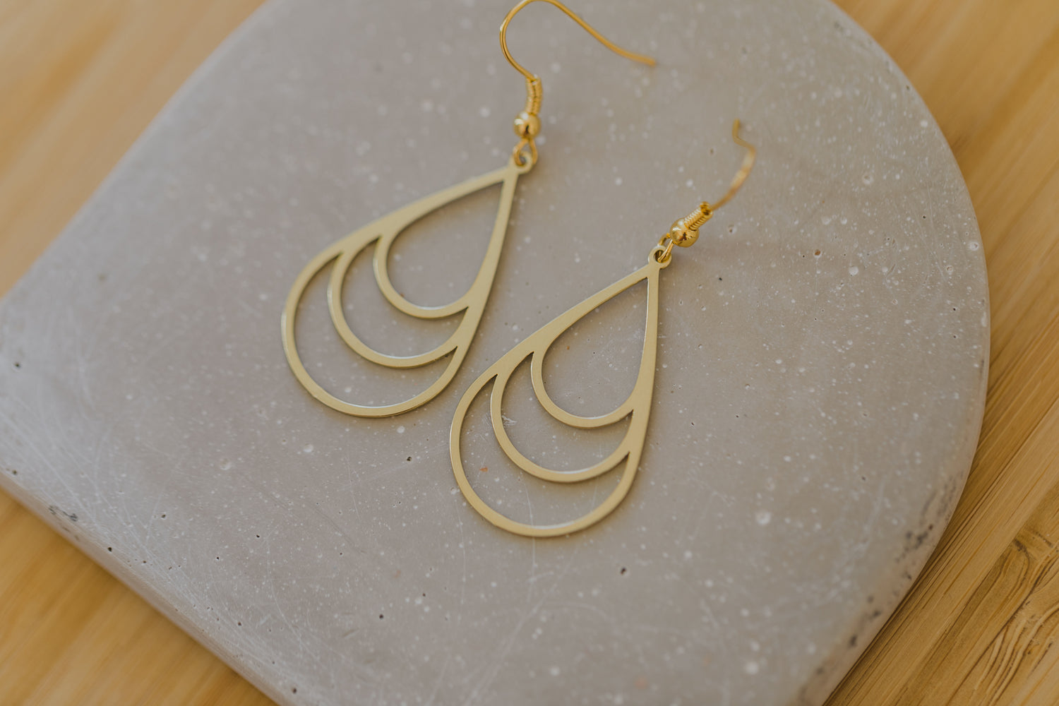 brass earrings drops