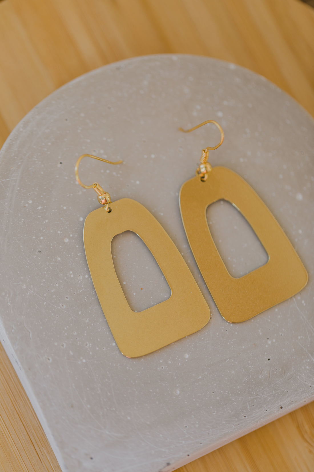 brass earrings drops