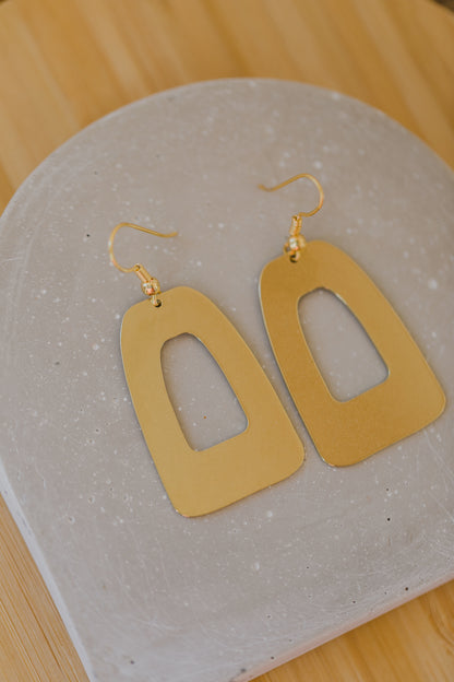 brass earrings drops