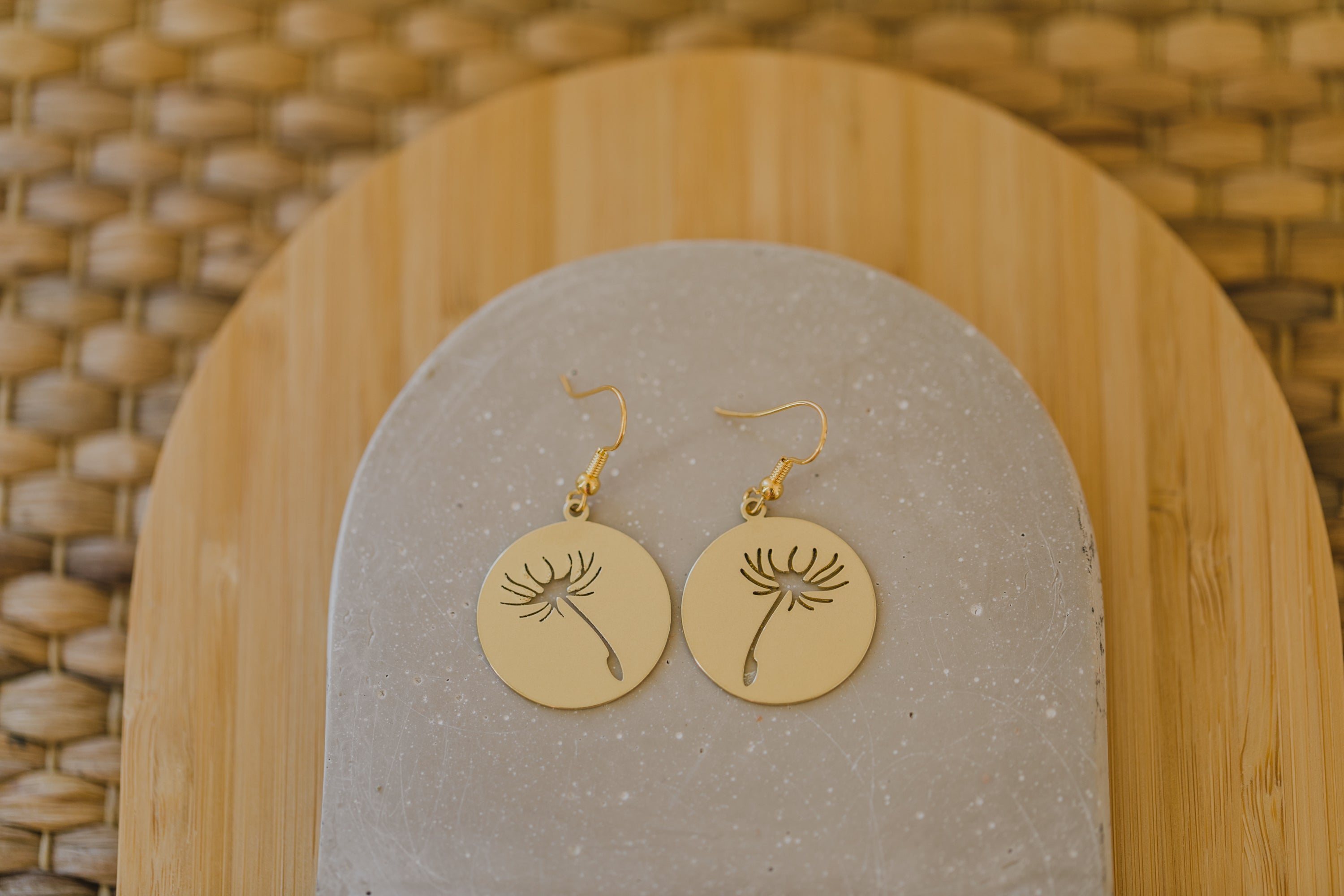 brass earrings drops