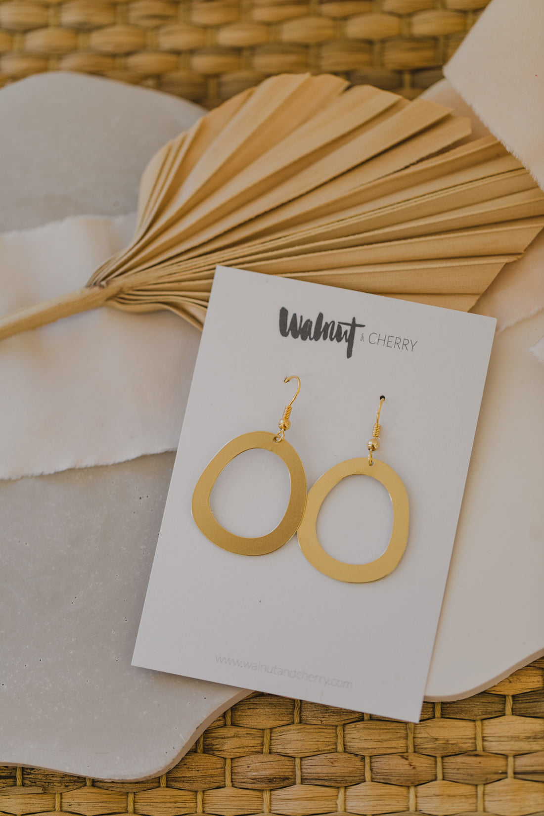 brass earrings drops