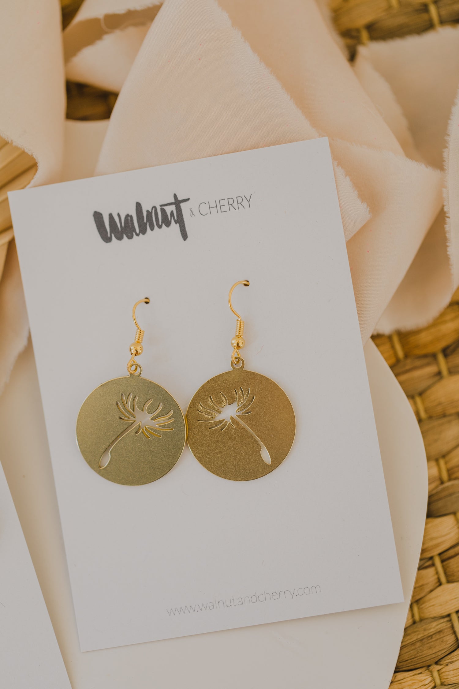 brass earrings drops