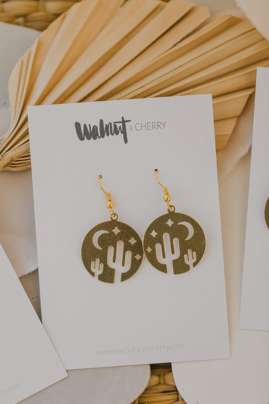 brass earrings drops