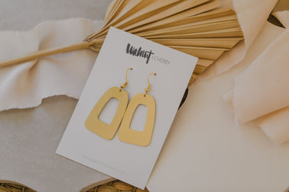 brass earrings drops