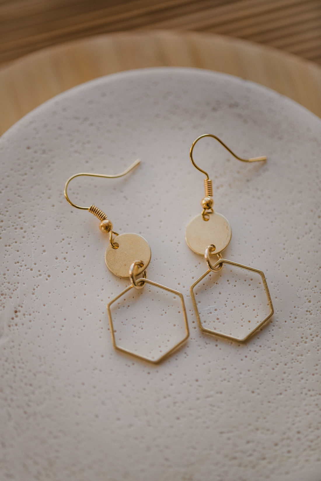 brass earrings drops