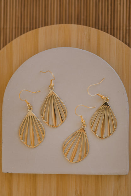 brass earrings drops