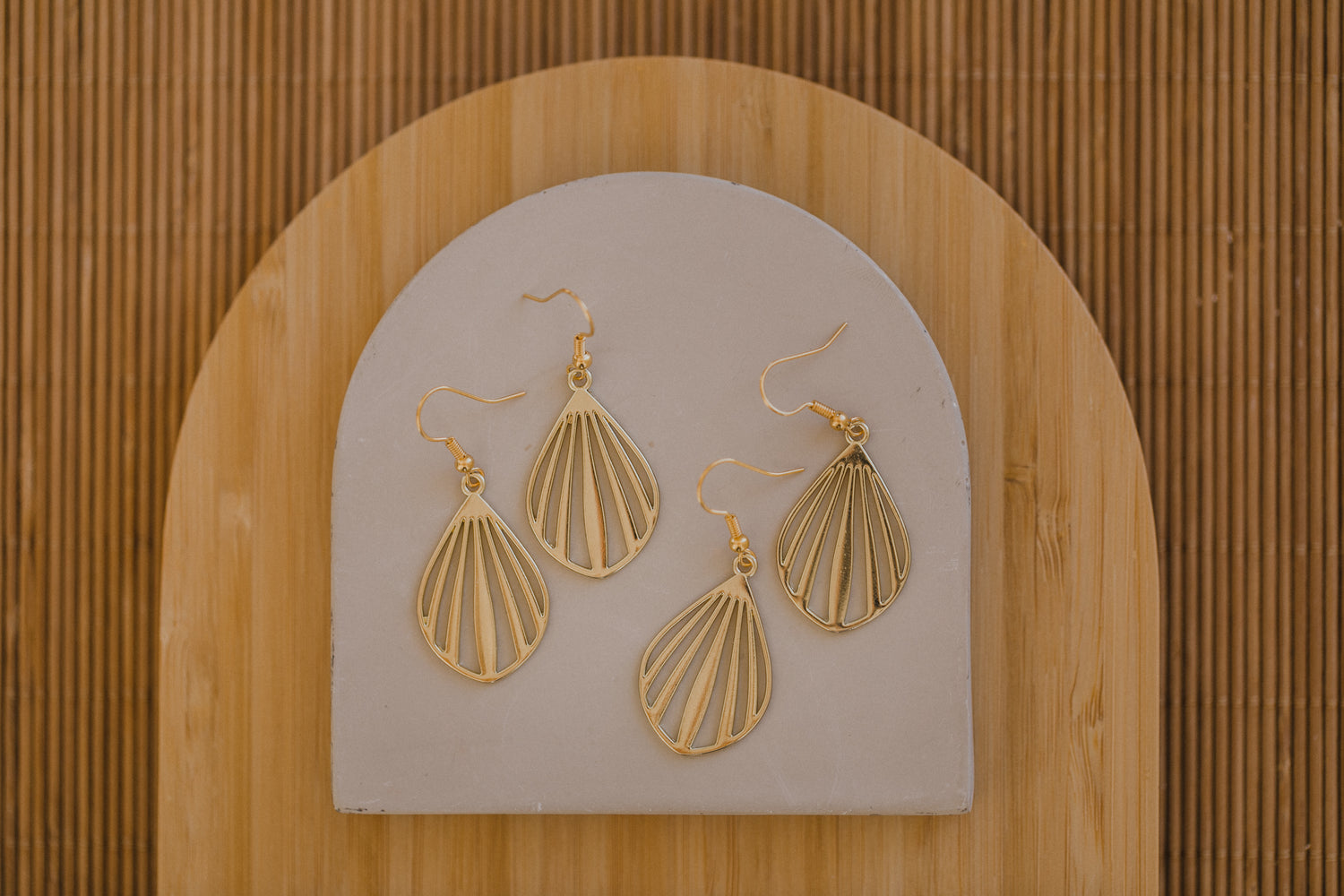 brass earrings drops