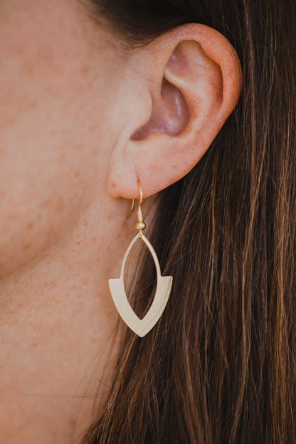 fringe earrings made of brass