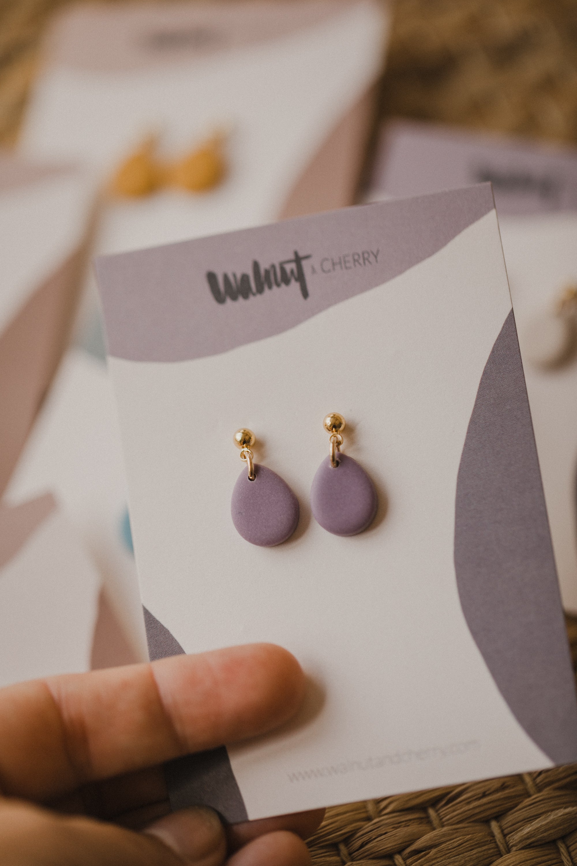 NOMI - small colorful drop earrings