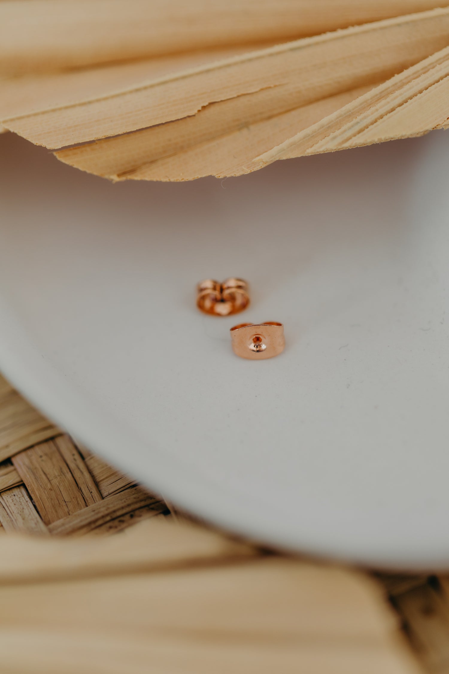 ARIA - Hoop earrings with drop polymer clay and brass fan