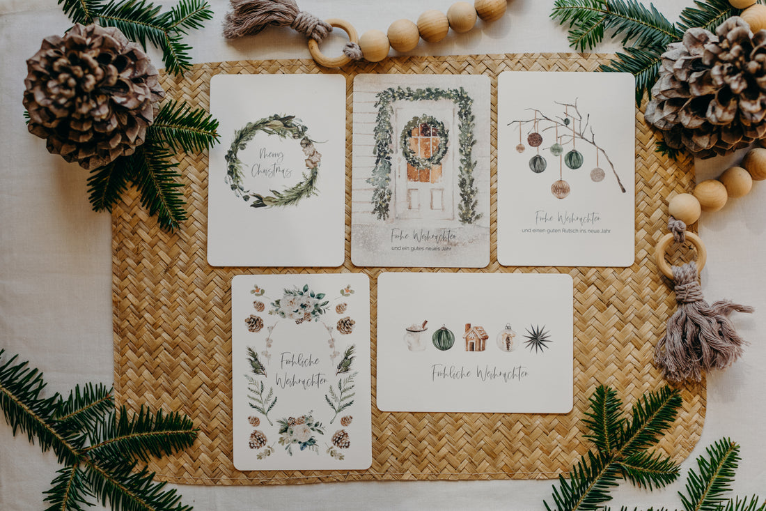 Postcard Set 12: Christmas Postcard Set (5 pieces)