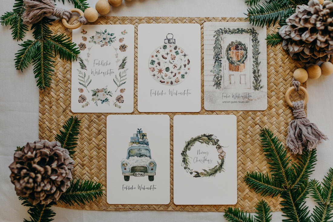 Postcard Set 4: Christmas Postcard Set (5 pieces)